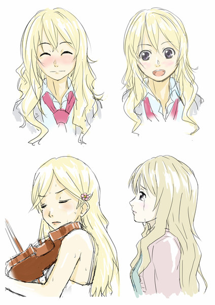 四月は君の嘘 かをちゃん練習 まだない さんのイラスト ニコニコ静画 イラスト