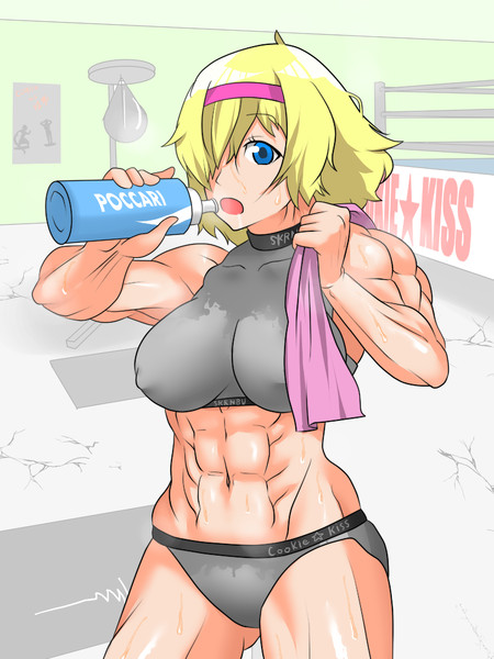 汗びしょSKRNBU