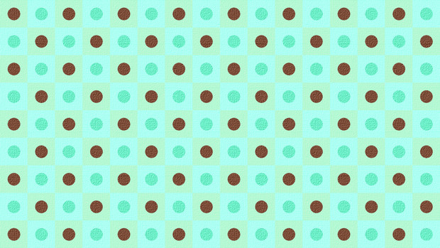 水玉チョコミント背景 フリー素材 Acoco さんのイラスト ニコニコ静画 イラスト