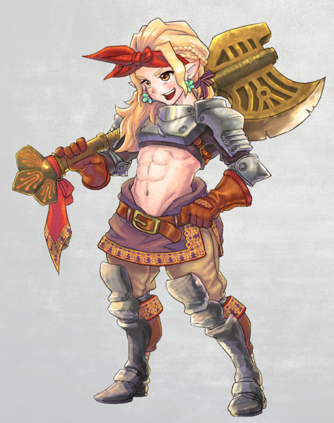 ドワーフの王女レティホア ニコニコ静画 イラスト