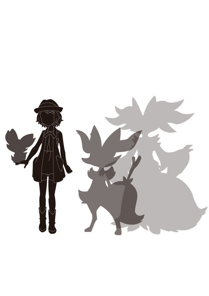 ポケモン シルエット画 ニコニコ静画 イラスト