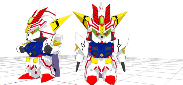 Mmdモデル配布 月光騎士ネオガンダム 騎士ガンダム物語 Settingsun さんのイラスト ニコニコ静画 イラスト