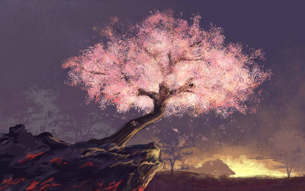 35 桜 風景 イラスト かわいい かっこいい無料イラスト素材集
