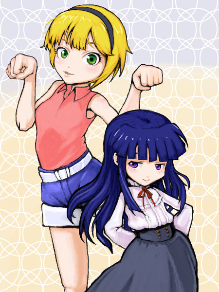 古手梨花とフレデリカ えでぃ さんのイラスト ニコニコ静画 イラスト