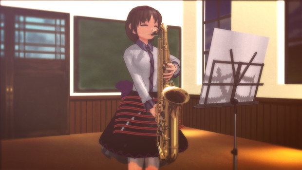 サックス吹き八橋 れいむ さんのイラスト ニコニコ静画 イラスト