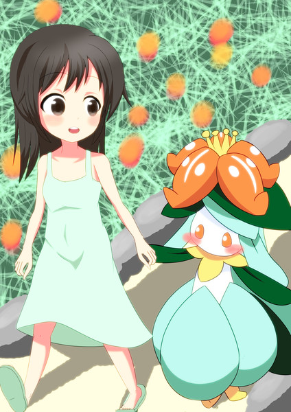 ドレディアと散歩 こむぎこ さんのイラスト ニコニコ静画 イラスト