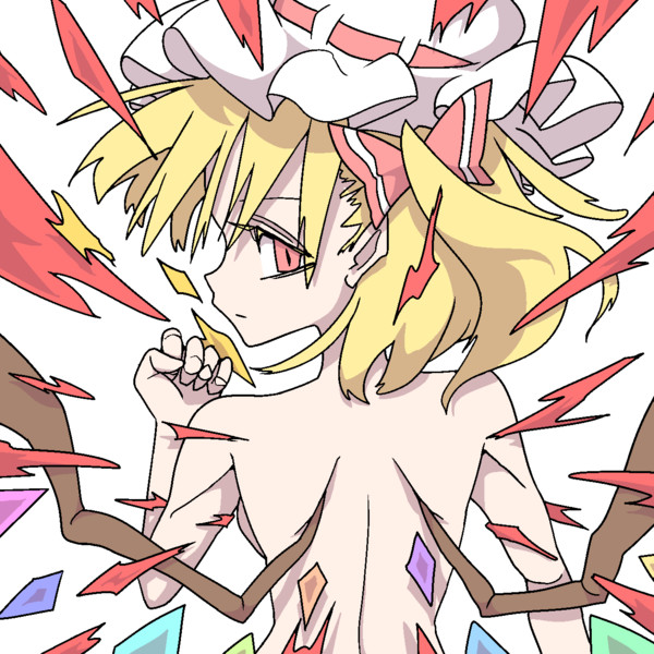 特に意味も無く服が裂けるフラン スイカデッキ さんのイラスト ニコニコ静画 イラスト