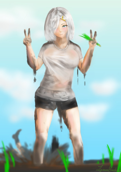 泥まみれ記念 緋野島 凜音 さんのイラスト ニコニコ静画 イラスト