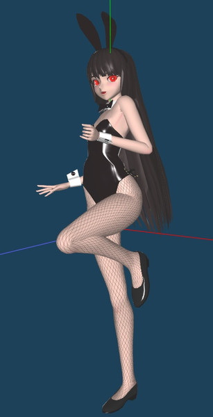 バニーちゃん Mmdオリキャラ ｋａｋａｓｈｉｔｏｓｕｚｕｍｅ さんのイラスト ニコニコ静画 イラスト