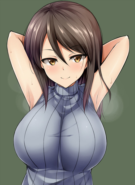 ノースリーブ縦セタなミカ くらがり Fantia始めた さんのイラスト ニコニコ静画 イラスト