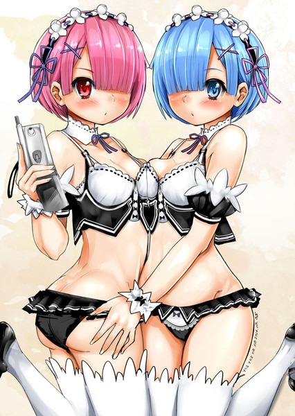 【 Re:ゼロから始める異世界生活】ラムレムの自画撮り①