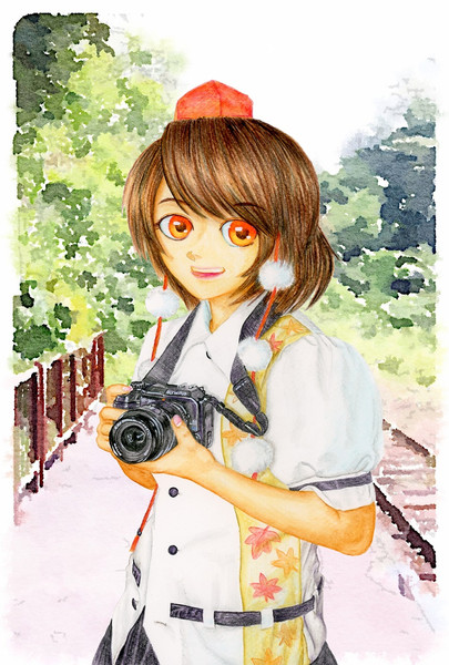 射命丸さんと撮影旅行 アトリエだいこんや さんのイラスト ニコニコ静画 イラスト