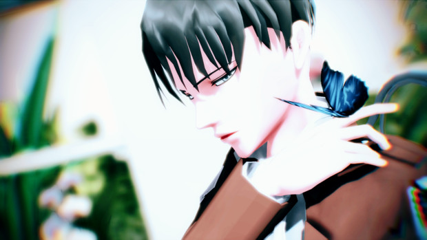 【進撃のMMD】兵長と蝶