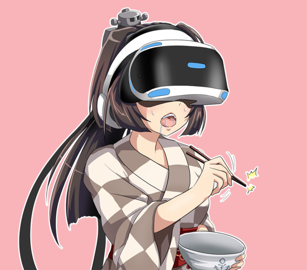 秋月とPSVR