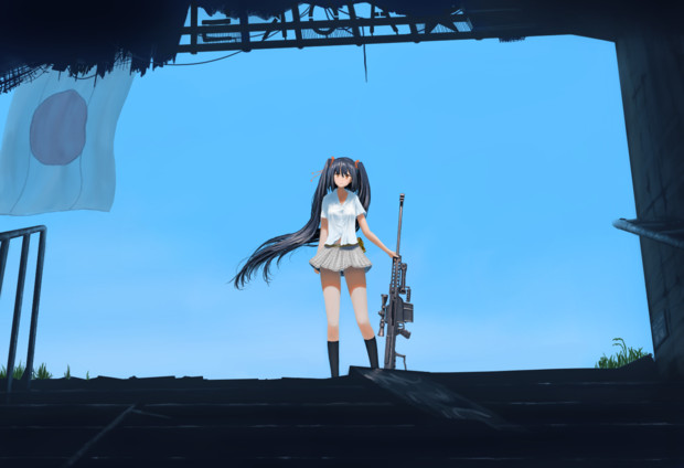 少女と対物ライフル