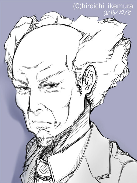 攻殻機動隊 荒巻課長 池村ヒロイチ さんのイラスト ニコニコ静画 イラスト