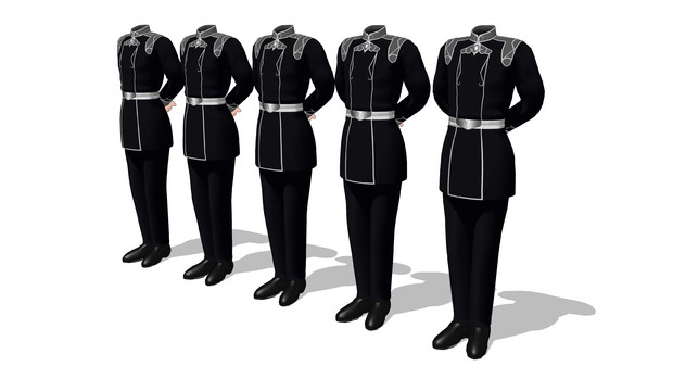 モデル配布 新帝国軍将官汎用軍服 Nachtmusik さんのイラスト ニコニコ静画 イラスト