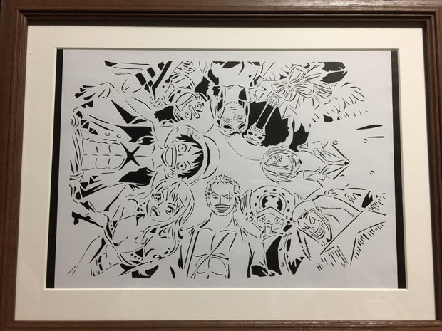 切り絵 ワンピース 麦わらの一味 ろうど さんのイラスト ニコニコ静画 イラスト