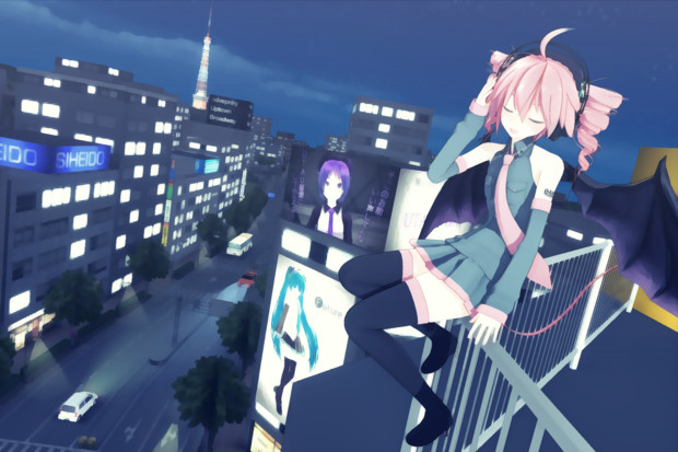 夜風にふかれて ぶちのすけ さんのイラスト ニコニコ静画 イラスト