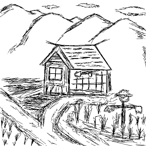 想像の田舎風景 ふみ さんのイラスト ニコニコ静画 イラスト