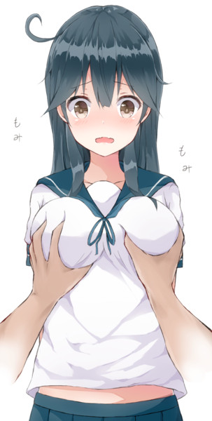 潮ちゃんのたわわをもみもみ 謎のゆずづくし さんのイラスト ニコニコ静画 イラスト