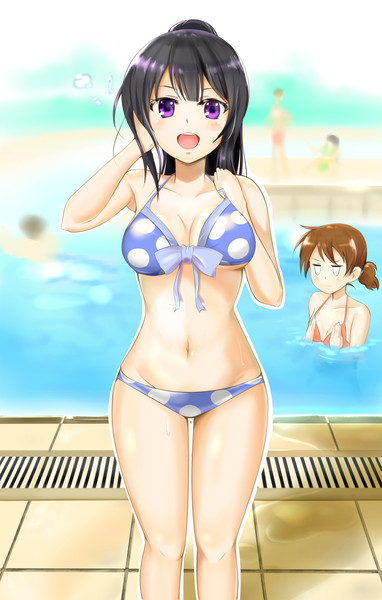 水着麗奈ちゃん改 かめかめはっぱ さんのイラスト ニコニコ静画 イラスト