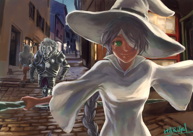 石畳の裏路地 白魔女さん ハルキ Ocojoco さんのイラスト ニコニコ静画 イラスト