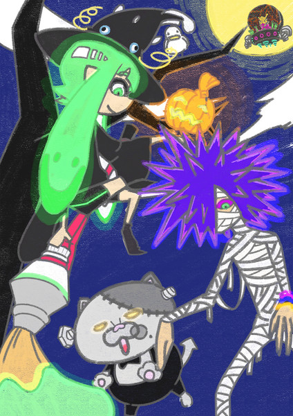 Splatoonハロウィンフェス お茶 さんのイラスト ニコニコ静画 イラスト