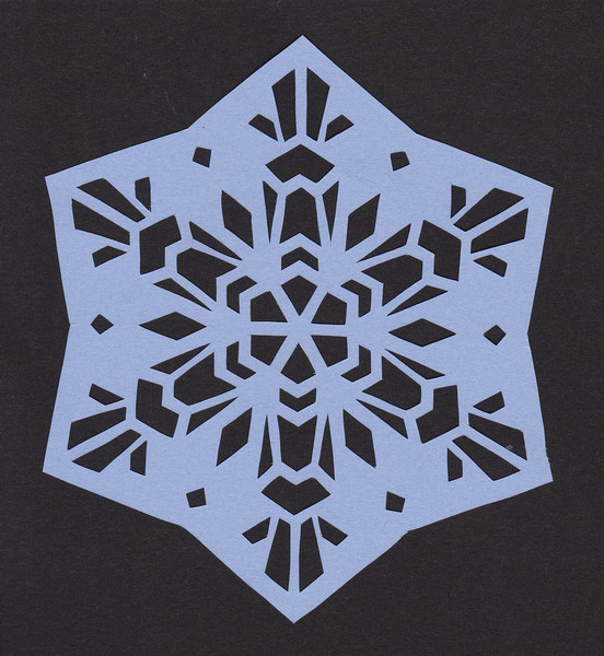 切り絵 雪の結晶４ あっぷるそーだ さんのイラスト ニコニコ静画 イラスト