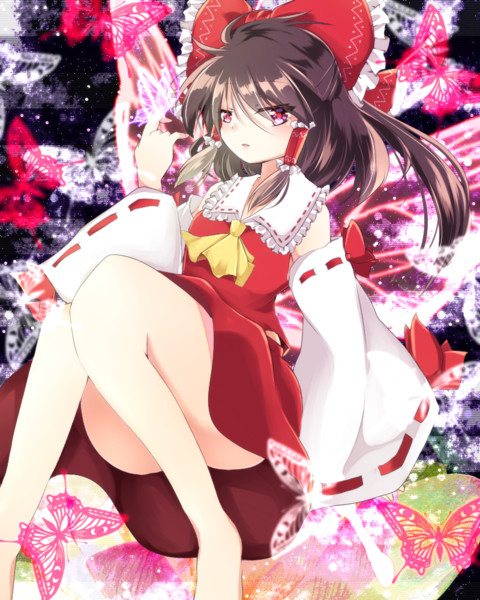 二色蓮花蝶 Red And White ここな さんのイラスト ニコニコ静画 イラスト