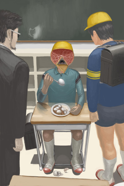 たまご入りカレーライスに御満悦のたると くさい棒 さんのイラスト ニコニコ静画 イラスト