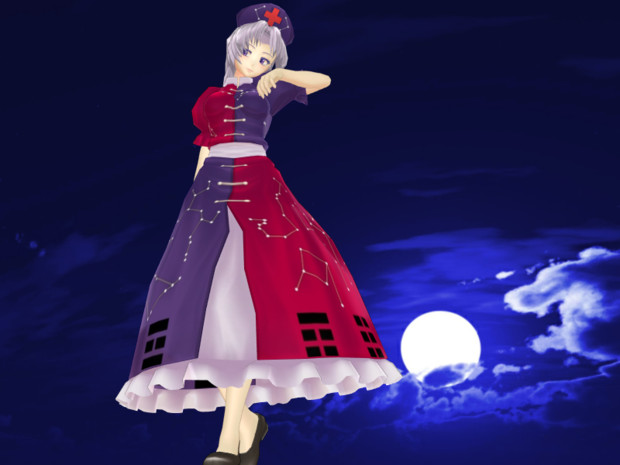 モデル配布 モンテコア式八意永琳 再改変版 芙羅卯 暁朱 さんのイラスト ニコニコ静画 イラスト