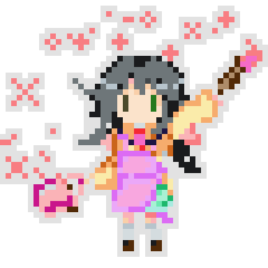 本田珠輝ちゃん。(ドット絵始めました)