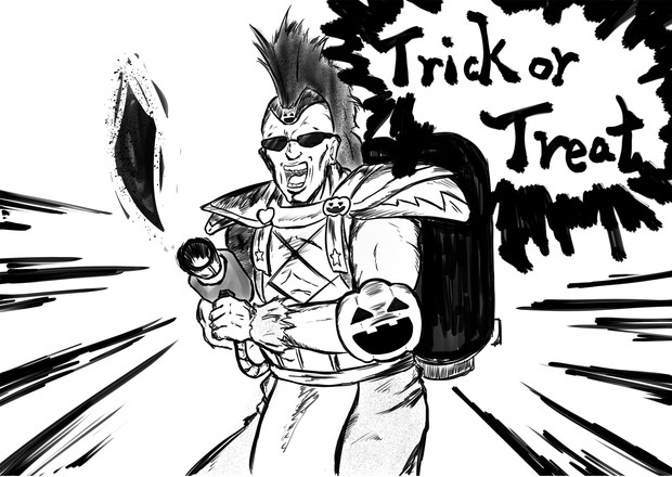 ハロウィンにモヒカン 大悟朗 さんのイラスト ニコニコ静画 イラスト