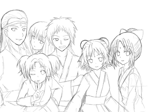 清流ライン下書き 時乃ワタル さんのイラスト ニコニコ静画 イラスト