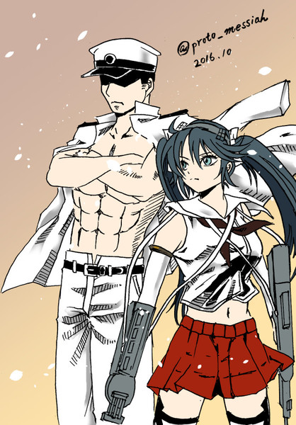 艦隊これくしょん 五十鈴と提督 Hayau さんのイラスト ニコニコ静画 イラスト