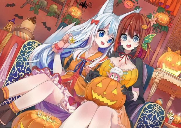 うちのこハロウィン 和壱 さんのイラスト ニコニコ静画 イラスト