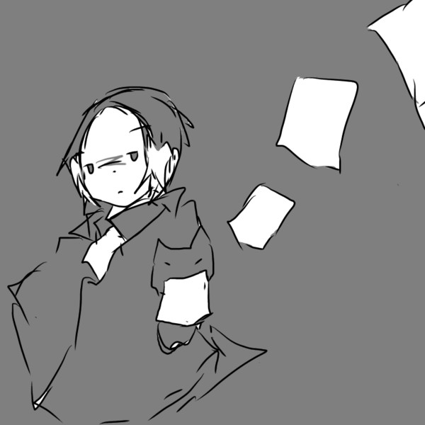 紙の無駄遣いに厳しい芥川先輩 雄志 ときたまうどんp さんのイラスト ニコニコ静画 イラスト