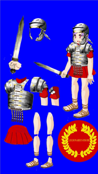 地中海レイプ ローマ軍団兵と化したhsi姉貴bb Legionarius ニコニコ静画 イラスト