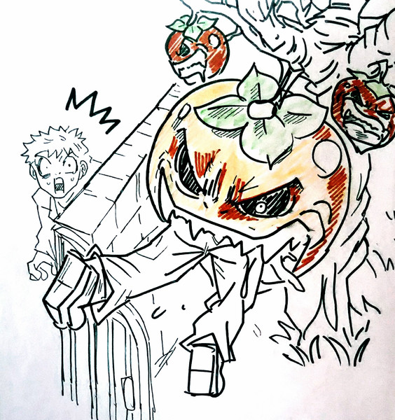 隣の柿はよく客食う柿だ 大塚裕二 さんのイラスト ニコニコ静画 イラスト