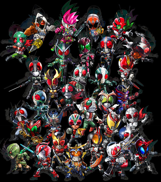 オール主役ライダー描く Sdまとめ ニコニコ静画 イラスト