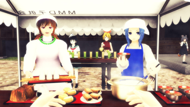 幻想郷の食事会 In 命蓮寺 アースキー さんのイラスト ニコニコ静画 イラスト