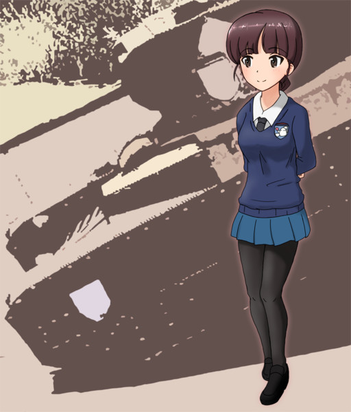 ガルパン 聖グロのニルギリ車操縦手ちゃん 灰色プリン Nakanokami さんのイラスト ニコニコ静画 イラスト
