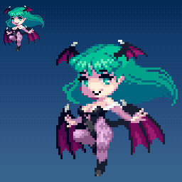 ドット絵 モリガン Opa さんのイラスト ニコニコ静画 イラスト