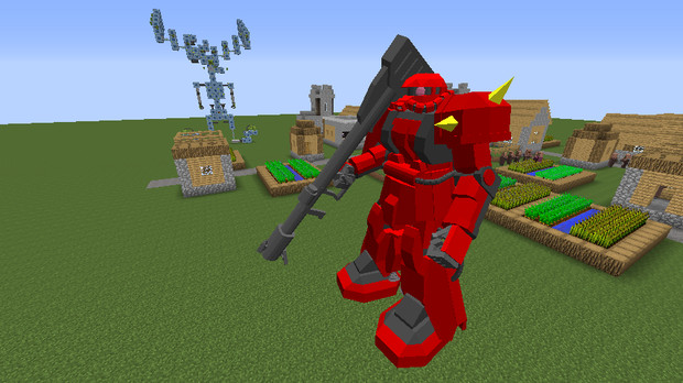 Minecraft ジョニーザクの頭部を変えてみました Jointblock 岸崎 享史 さんのイラスト ニコニコ静画 イラスト
