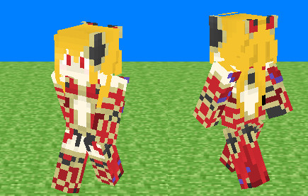 Minecraftスキン 狂恋の華鎧 ヴィーラ グランブルーファンタジー Flamespinel さんのイラスト ニコニコ静画 イラスト