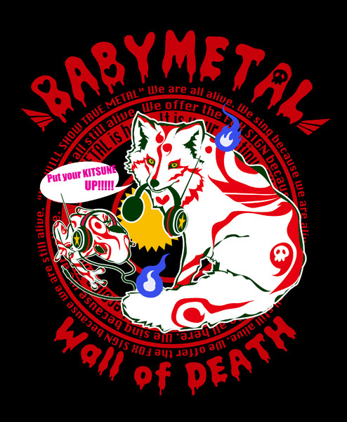 Babymetalのtシャツ テスト Sasatech さんのイラスト ニコニコ静画 イラスト