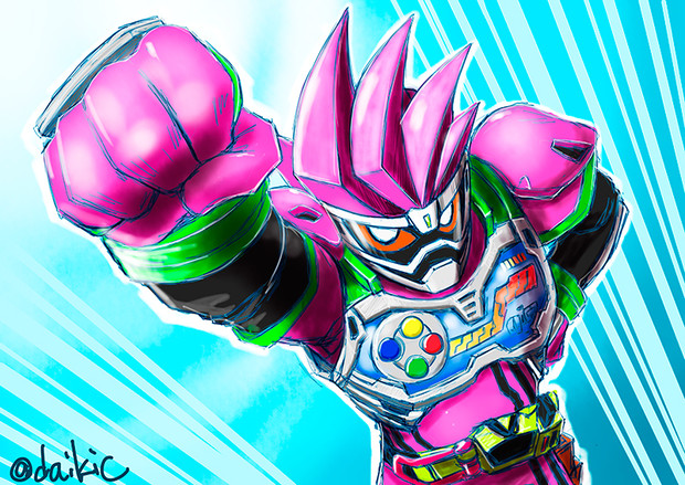 仮面ライダーエグゼイド アクションゲーマーレベル2 Daikic さんのイラスト ニコニコ静画 イラスト