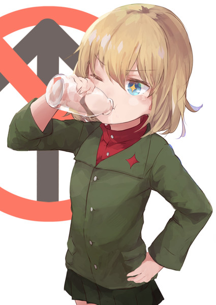 牛乳一気飲みーシャ 巻羊 さんのイラスト ニコニコ静画 イラスト