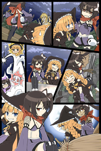 魔女と忍者の１から10 Douno さんのイラスト ニコニコ静画 イラスト